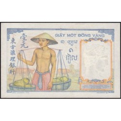 Indochine Française - Pick 54e - 1 piastre - Série H.9264 - 1949 - Etat : SPL+