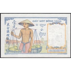Indochine Française - Pick 54e - 1 piastre - Série D.11052 - 1949 - Etat : NEUF