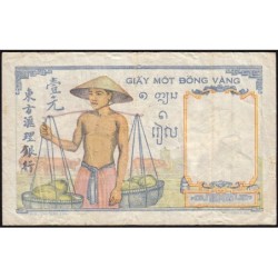 Indochine Française - Pick 54e - 1 piastre - Série M.11083 - 1949 - Etat : TB+