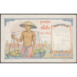 Indochine Française - Pick 92 - 1 piastre - Série X.053 - 1953 - Etat : SUP