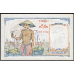 Indochine Française - Pick 92 - 1 piastre - Série V.061 - 1953 - Etat : NEUF