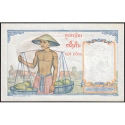 Indochine Française - Pick 92 - 1 piastre - Série V.061 - 1953 - Etat : NEUF