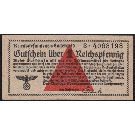 Allemagne - Camp de prisonniers WW2 - 1 reichspfennig - Série 3 - 1939/1940 - Etat : SUP