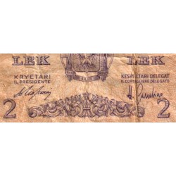 Albanie - Pick 9 - 2 lek - Série 002 - 1941 - Etat : TB