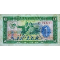 Albanie - Pick 33a - 1 lek - Série XH - 1964 - Etat : NEUF