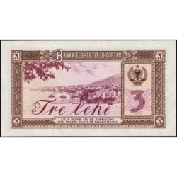 Albanie - Pick 34a - 3 lekë - Série GA - 1964 - Etat : NEUF