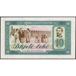 Albanie - Pick 36a - 10 lekë - Série DJ - 1964 - Etat : NEUF