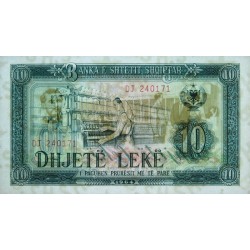 Albanie - Pick 36a - 10 lekë - Série DJ - 1964 - Etat : NEUF