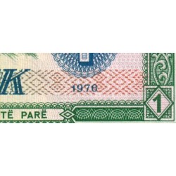 Albanie - Pick 40a - 1 lek - Série CT - 1976 - Etat : NEUF