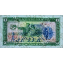 Albanie - Pick 40a - 1 lek - Série PX - 1976 - Etat : NEUF