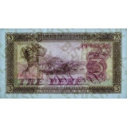 Albanie - Pick 41a - 3 lekë - Série XM - 1976 - Etat : NEUF