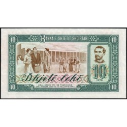 Albanie - Pick 43a - 10 lekë - Série FO - 1976 - Etat : NEUF
