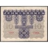 Autriche - Pick 75 - 10 kronen - Série 1014 - 02/01/1922 - Etat : TTB