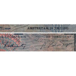 Hollande - Pick 56b - 10 gulden - Série 4 AV - 26/07/1941 - Etat : TB-