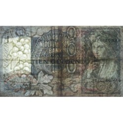 Hollande - Pick 56b - 10 gulden - Série 4 AV - 26/07/1941 - Etat : TB-