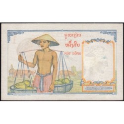 Indochine Française - Pick 92 - 1 piastre - Série A.169 - 1953 - Etat : pr.NEUF