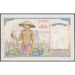 Indochine Française - Pick 92 - 1 piastre - Série D.192 - 1953 - Etat : SUP+
