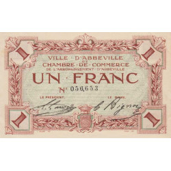 Abbeville - Pirot 1-3 - 1 franc - Sans date - Etat : SPL