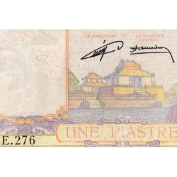 Indochine Française - Pick 92 - 1 piastre - Série E.276 - 1953 - Etat : TB
