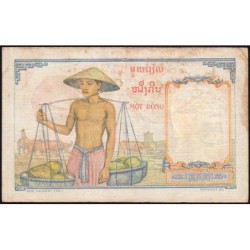 Indochine Française - Pick 92 - 1 piastre - Série C.470 - 1953 - Etat : B+