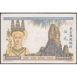 Indochine Française - Pick 55c - 5 piastres - Série F.4149 - 1946 - Etat : SUP+