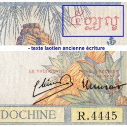 Indochine Française - Pick 55c - 5 piastres - Série R.4445 - 1946 - Etat : TTB+ à SUP