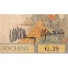 Indochine Française - Pick 53a - 5 piastres - Série G.39 - 1934 - Etat : TB-