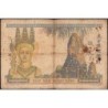 Indochine Française - Pick 53a - 5 piastres - Série D.189 - 1934 - Etat : B+