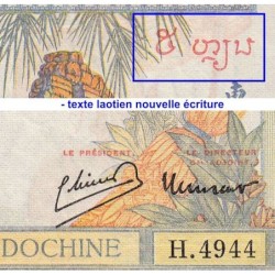 Indochine Française - Pick 55d - 5 piastres - Série H.4944 - 1946 - Etat : SPL+
