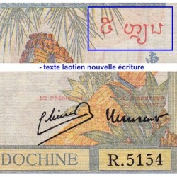 Indochine Française - Pick 55d - 5 piastres - Série R.5154 - 1946 - Etat : TB+