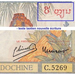 Indochine Française - Pick 55d - 5 piastres - Série C.5269 - 1946 - Etat : SPL