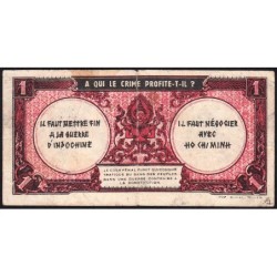 Indochine Française - Pick 58x (propagande) - 5 piastres - Série C C - 1950 - Etat : TB