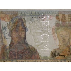 Indochine Française - Pick 55as - 5 piastres - Série O.000 - 1936 - Spécimen - Etat : SUP+