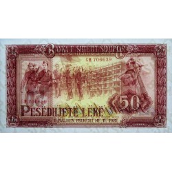 Albanie - Pick 45c - 50 lekë - Série GM - 1976 - Etat : pr.NEUF