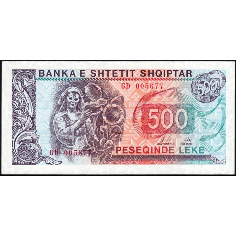 Albanie - Pick 48b - 500 lekë - Série GD - 1996 - Etat : pr.NEUF