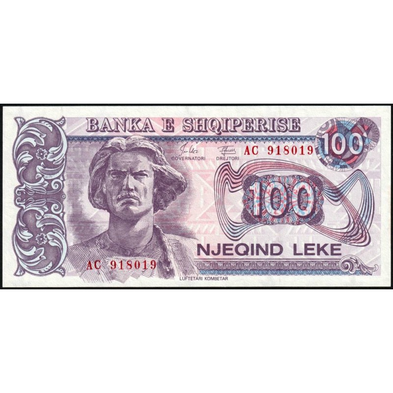 Albanie - Pick 55a - 100 lekë - Série AC - 1993 - Etat : pr.NEUF