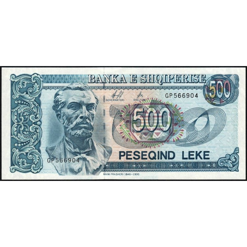 Albanie - Pick 60a - 500 lekë - Série GP - 1996 - Etat : NEUF