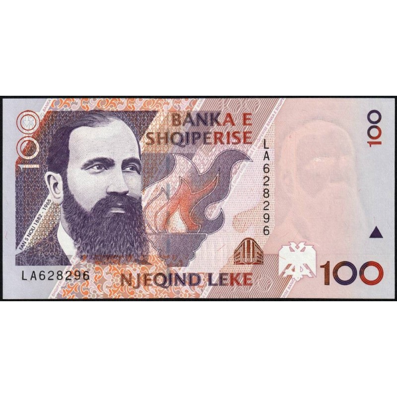 Albanie - Pick 62a - 100 lekë - Série LA - 1996 - Etat : NEUF