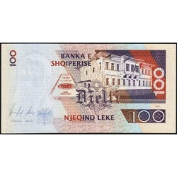 Albanie - Pick 62a - 100 lekë - Série LA - 1996 - Etat : NEUF