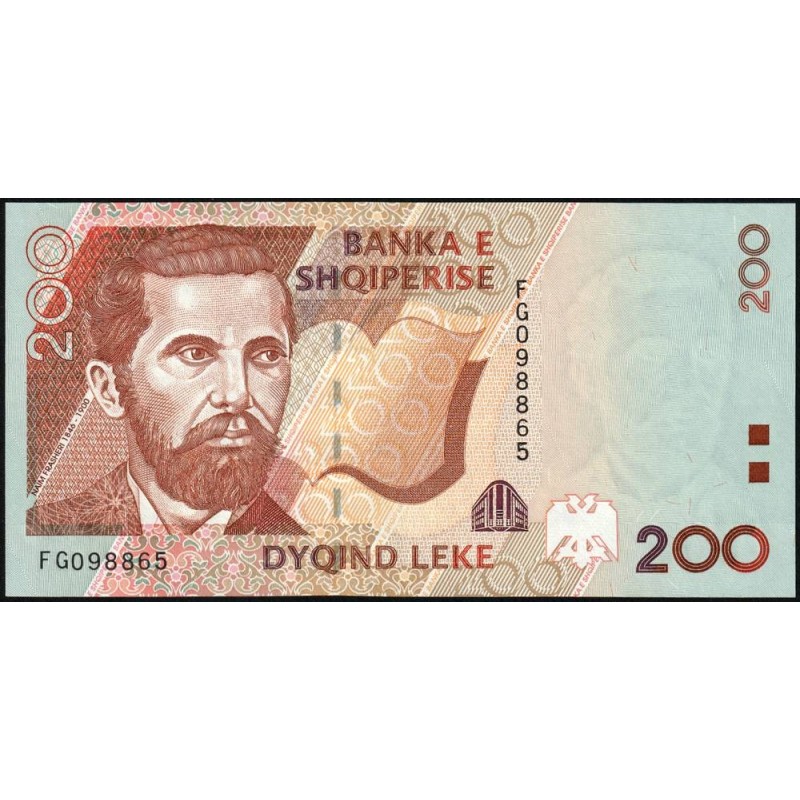 Albanie - Pick 63a - 200 lekë - Série FG - 1996 - Etat : NEUF