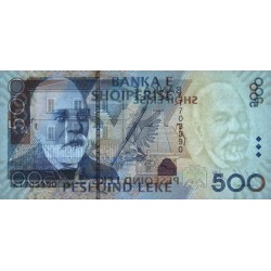 Albanie - Pick 72b - 500 lekë - Série KT - 2015 - Etat : NEUF