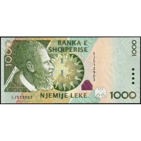 Albanie - Pick 73b - 1'000 lekë - Série SJ - 2011 - Etat : NEUF