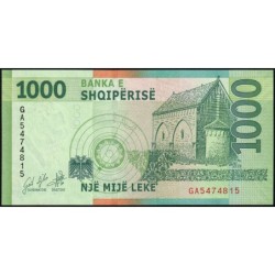 Albanie - Pick 78a - 1'000 lekë - Série GA - 2019 (2021) - Etat : NEUF