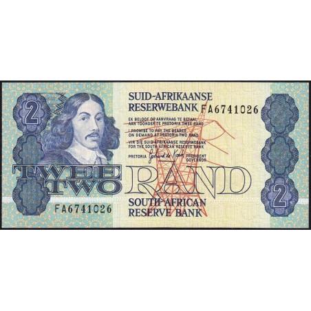 Afrique du Sud - Pick 118d - 2 rand - Série FA - 1983 - Etat : NEUF