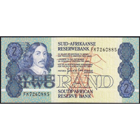 Afrique du Sud - Pick 118d - 2 rand - Série FK - 1983 - Etat : NEUF