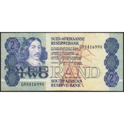 Afrique du Sud - Pick 118d - 2 rand - Série GR - 1983 - Etat : TB+