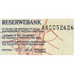 Afrique du Sud - Pick 118e - 2 rand - Série AA - 1990 - Etat : NEUF