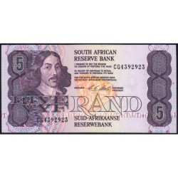 Afrique du Sud - Pick 119e - 5 rand - Série CG - 1990 - Etat : pr.NEUF