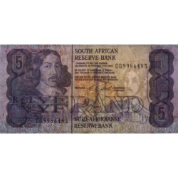 Afrique du Sud - Pick 119e - 5 rand - Série CG - 1990 - Etat : TB