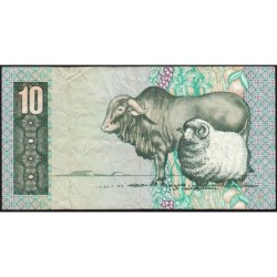 Afrique du Sud - Pick 120d - 10 rand - Série CJ C - 1985 - Etat : TB